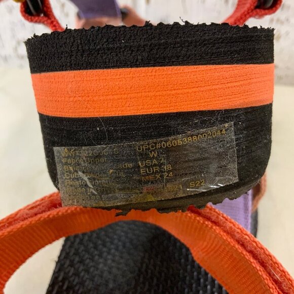 Time and Tru velcro strapped multi-color woman's sandal size 7 - Picture 6 of 10